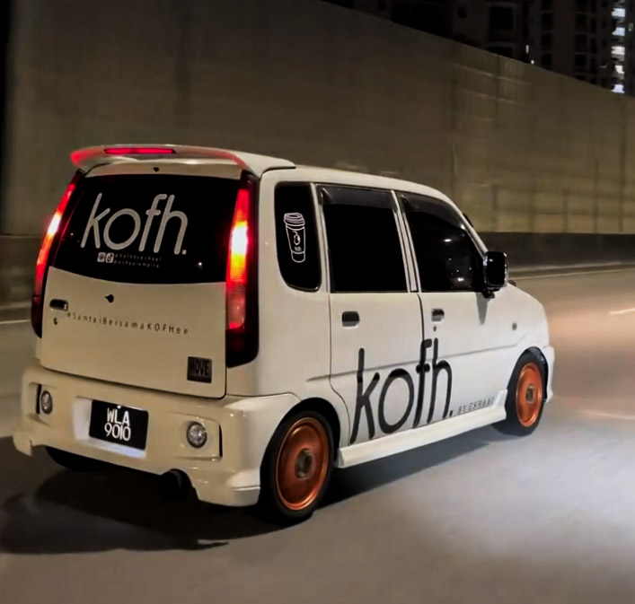 The early roadside days of Kofh by Eshaal Kuala Lumpur